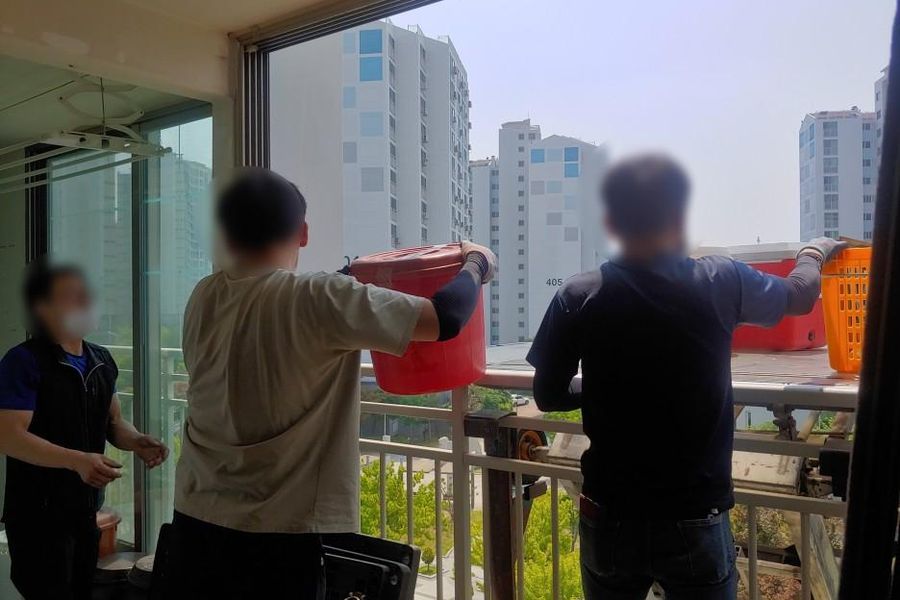 강화군 하점면 진행 중 현장